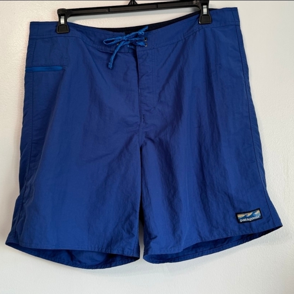Patagonia Wayfarer Boardshorts Size 38 Blue Beach Travel Vacation